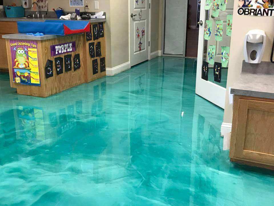 Epoxy Floor Installations - Ocean Mural 3D Art Flooring